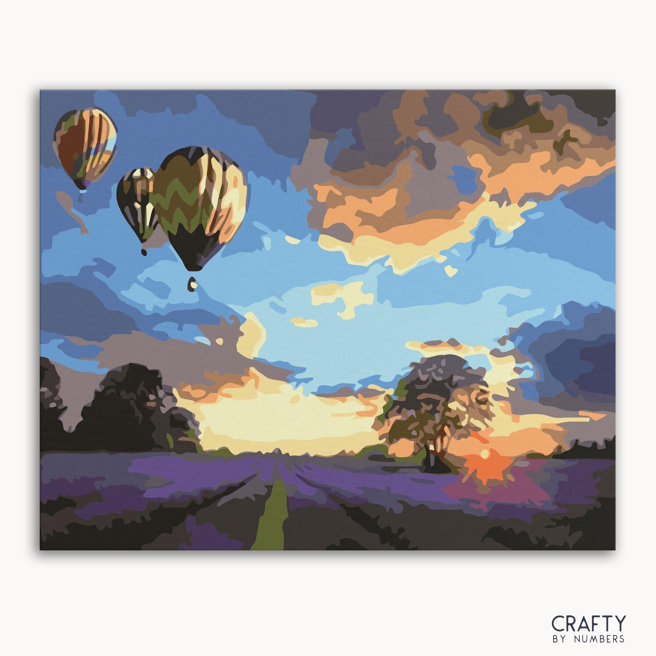 Hot Air Balloon Sunset