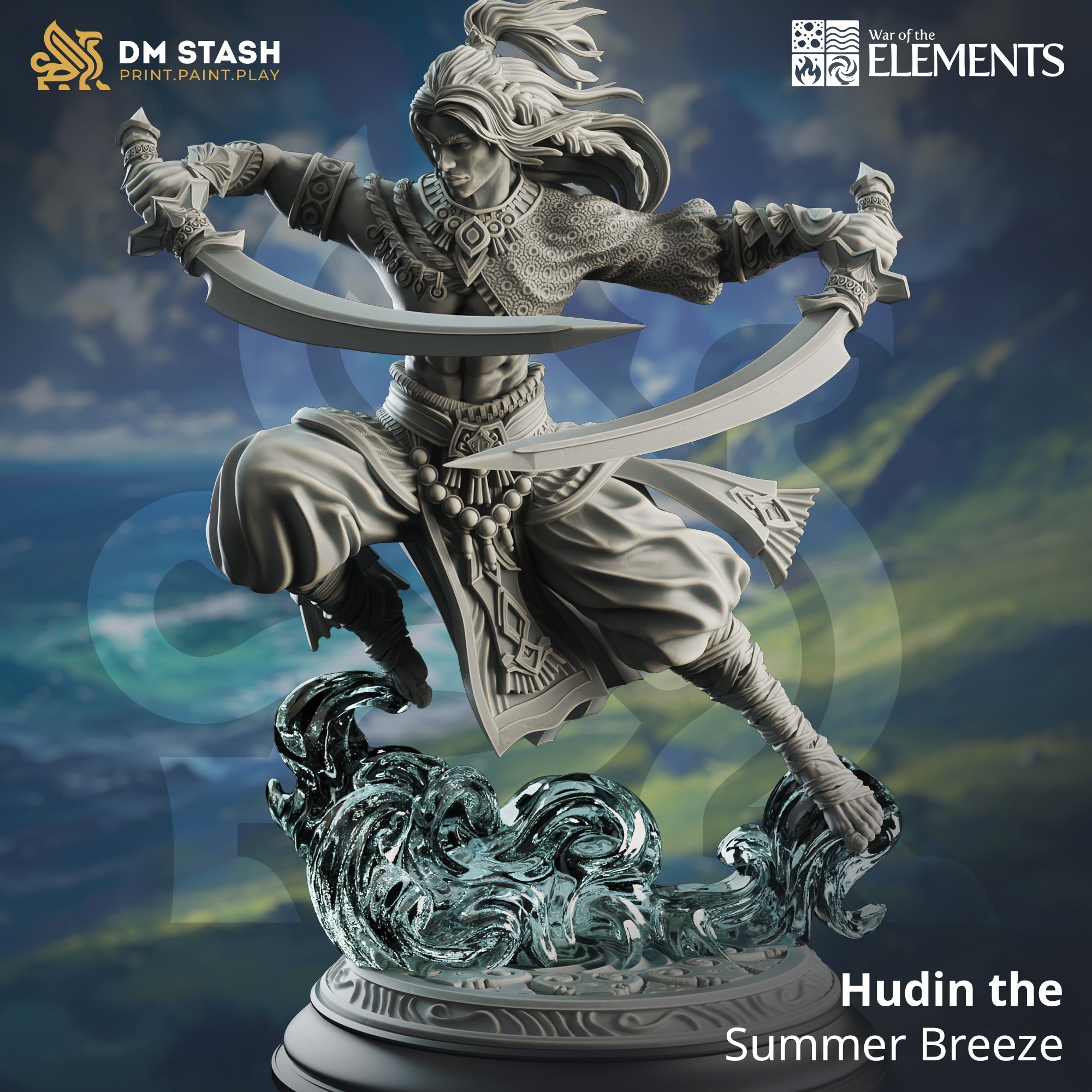 Hudin, the Summer Breeze (Male Air Elemi)