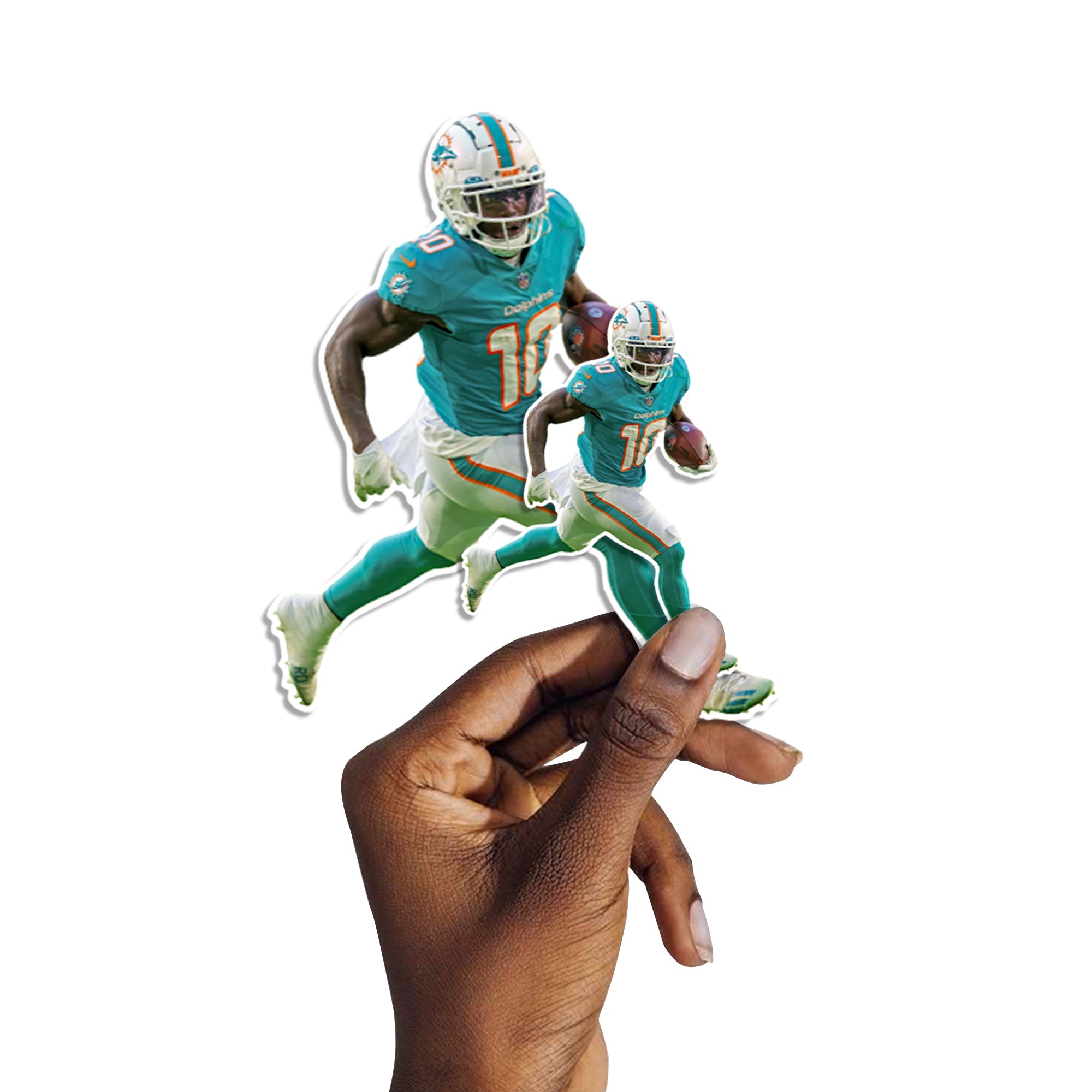 Tyreek Hill - 5 Minis (Mixed Sizes) - Official NFL - Miami Dolphins - Reusable Vinyl Decals