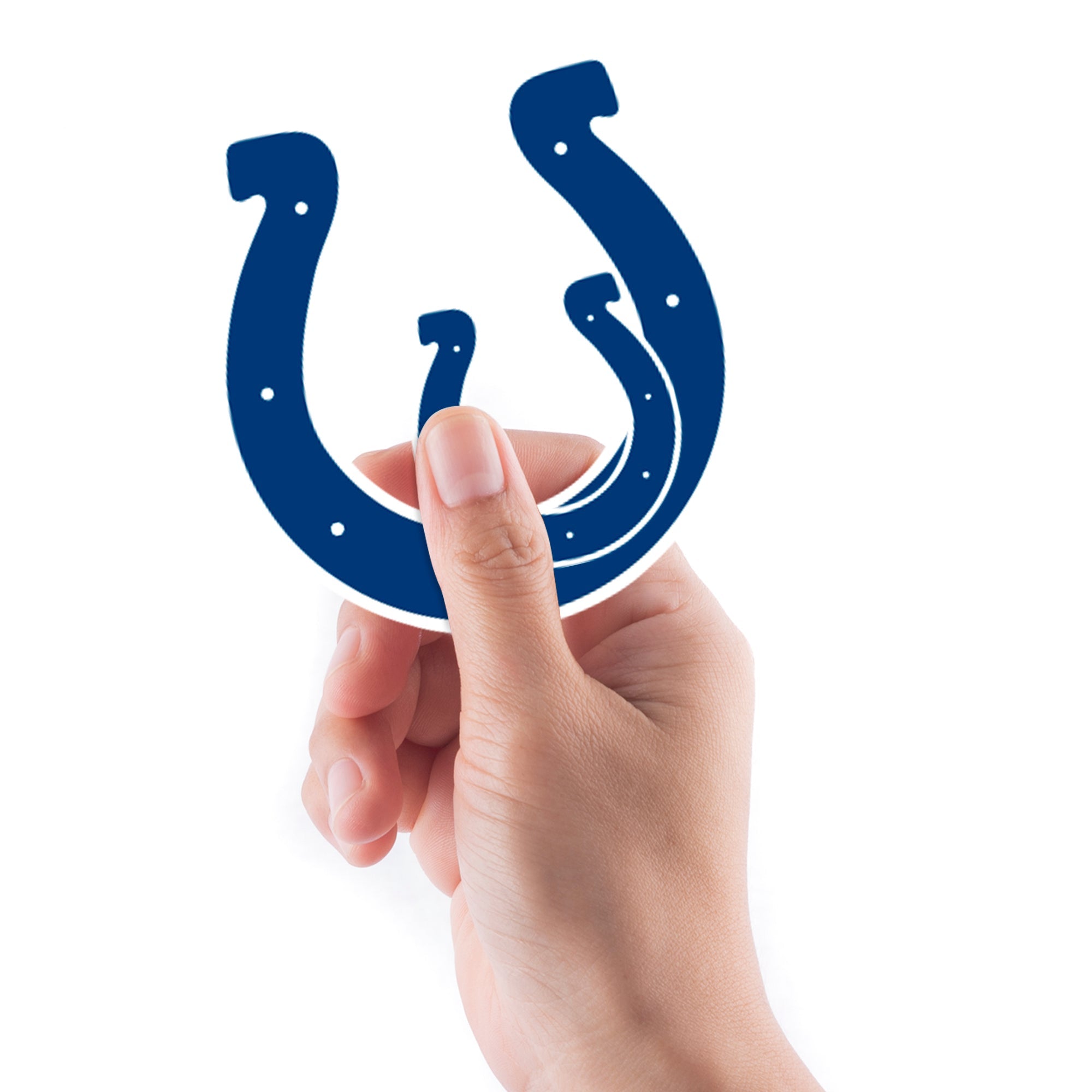 Indianapolis Colts - 5 Logo Minis (Mixed Sizes) - Official NFL - Reusable Vinyl Decals
