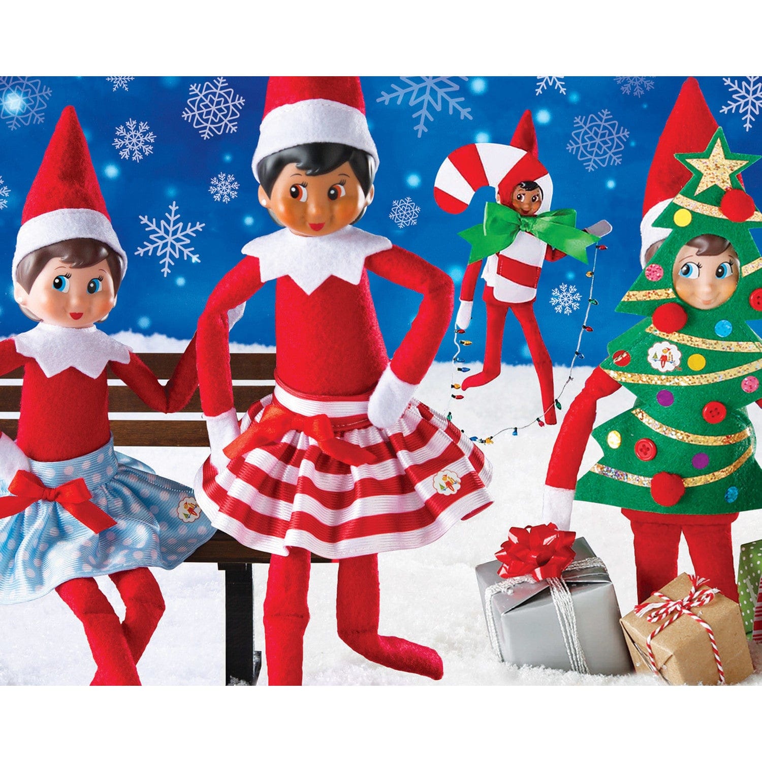 Elf on the Shelf 4-Pack 100 Piece Jigsaw Puzzles - V1