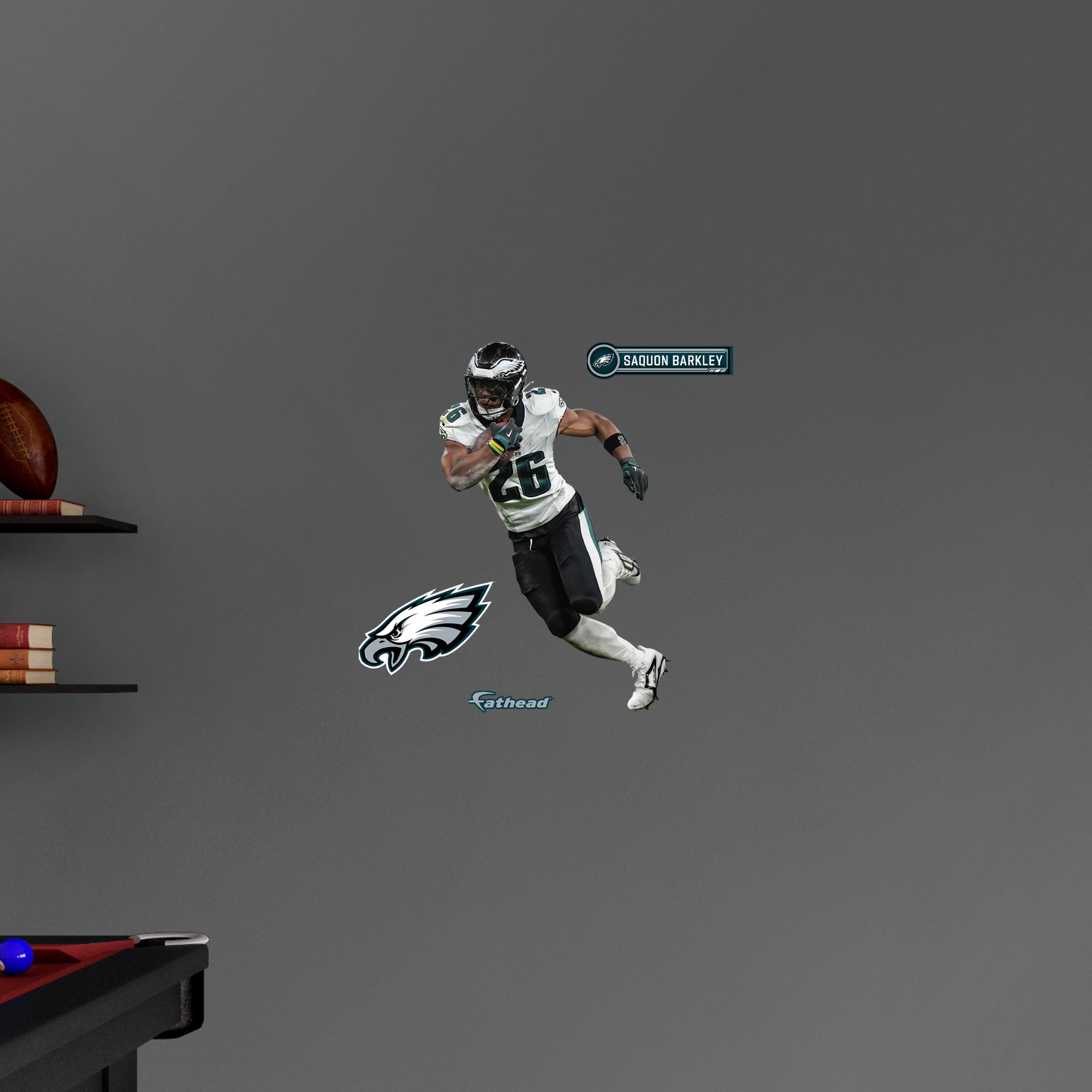 Saquon Barkley - RealBig Collection - Official NFL - Philadelphia Eagles - Reusable Vinyl Wall Decals