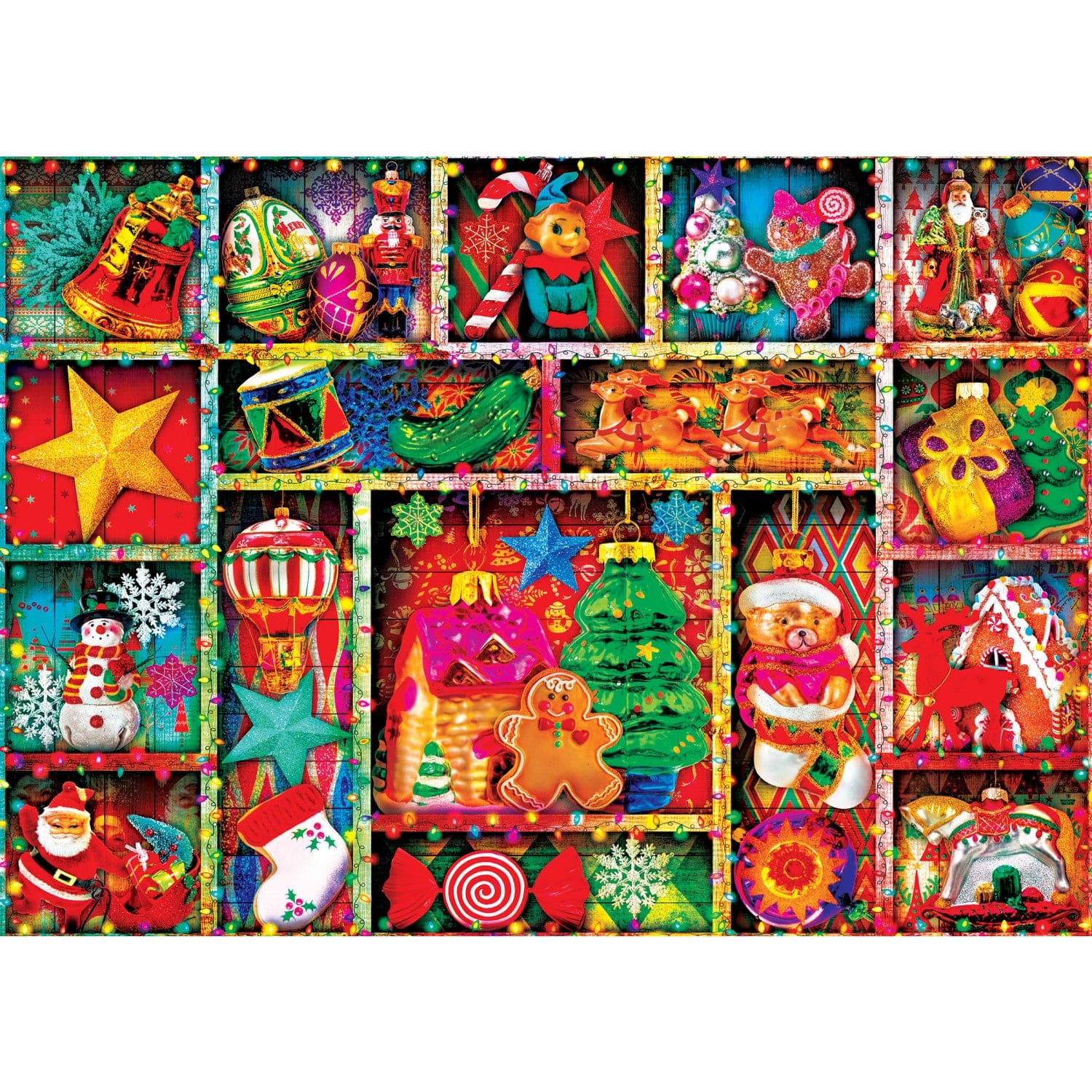 Christmas Ornaments 500pc Glitter