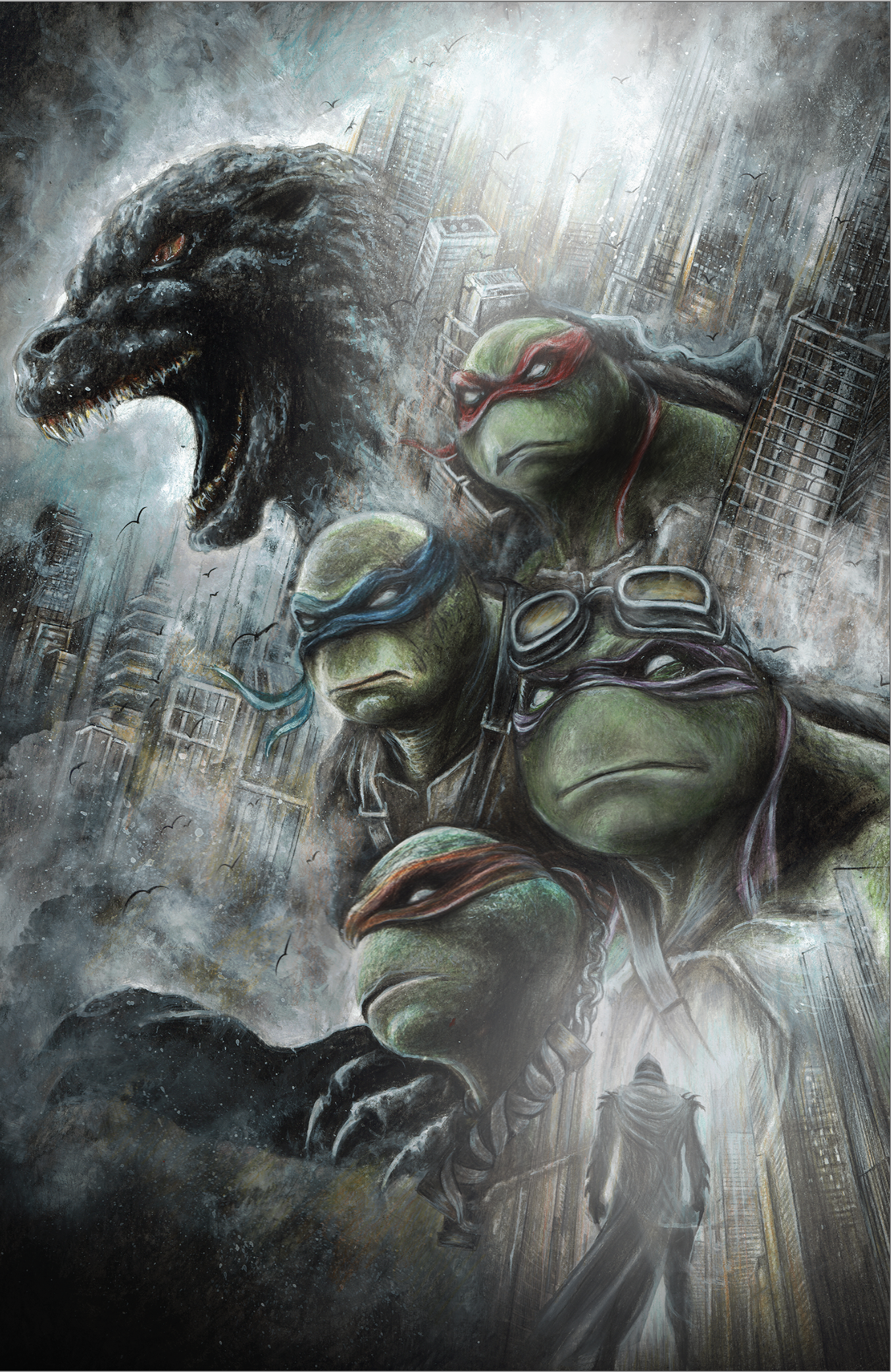 Teenage Mutant Ninja Turltes x Godzilla #5 Wil Shrike