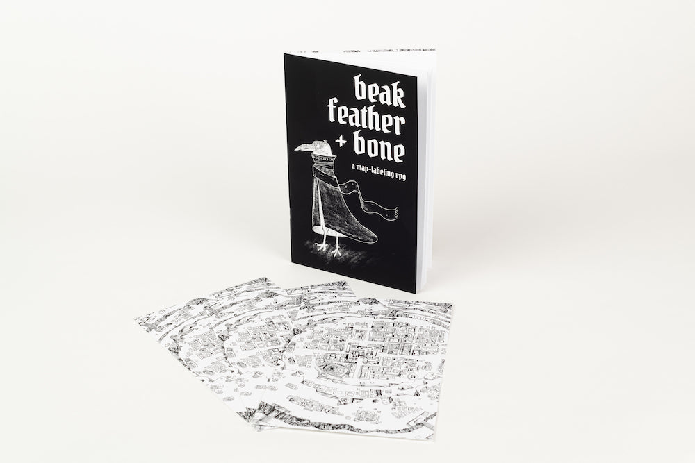 Beak, Feather, & Bone - Roleplaying Map-Labeling Game