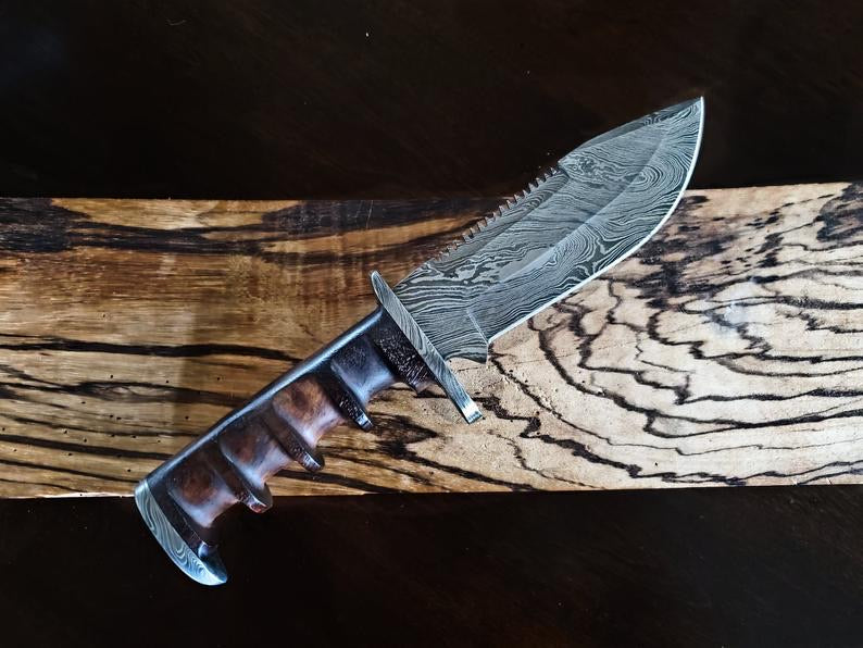 Damascus Hunter Knife