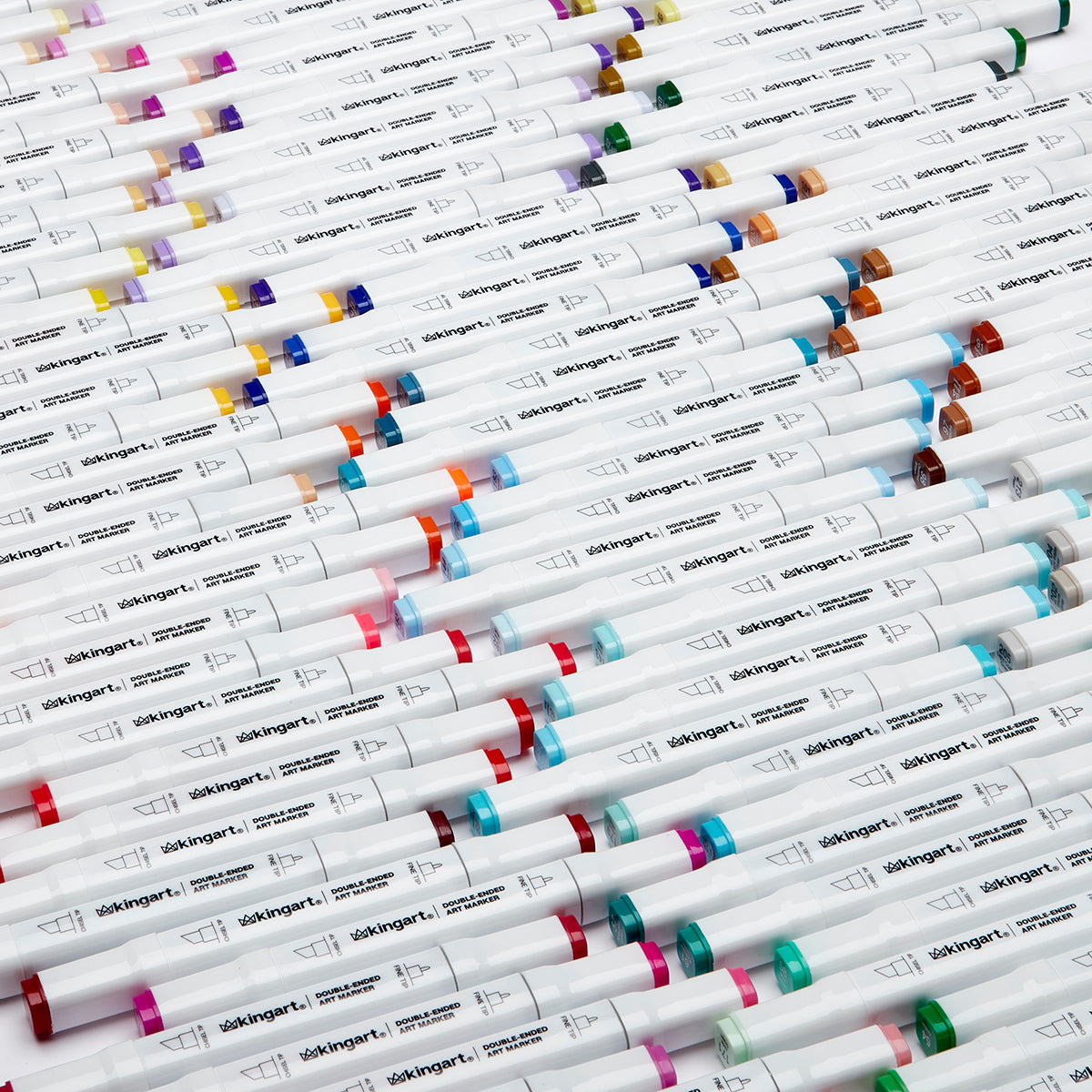 Double-Ended Alcohol Markers 120 Colors