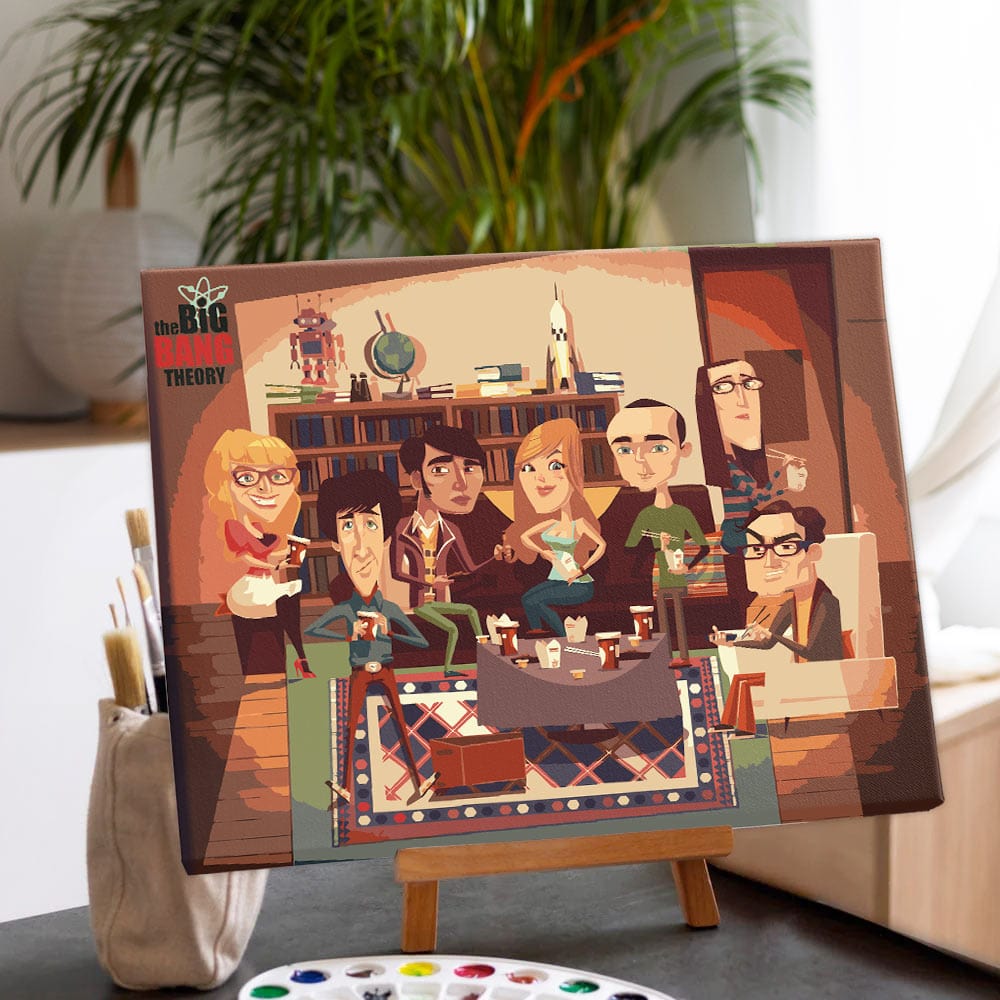 The Big Bang Theory - Paint By Numbers Kit