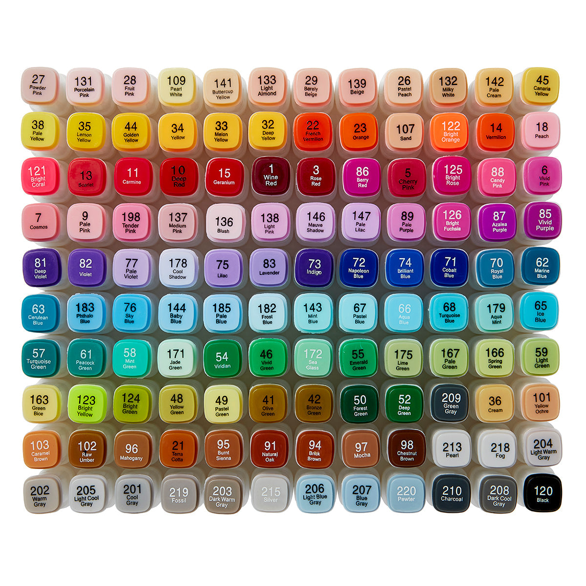 Double-Ended Alcohol Markers 120 Colors