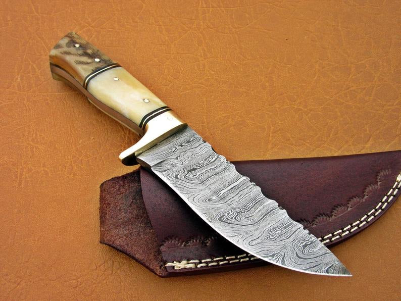 Damascus Hunting Knife