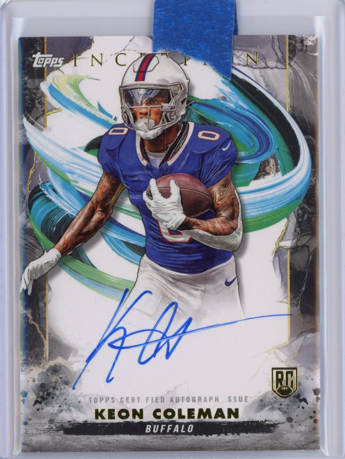 2024 Topps Inception Keon Coleman #RAKC Autograph Rookie RC Football Card