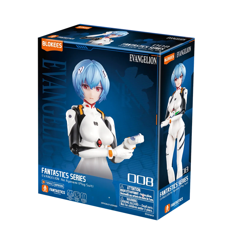 Blokees | Evangelion Fantastics Series - 01 Rei Ayanami (Plug Suit)