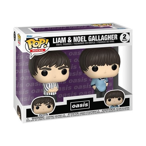 Funko Pop! Rocks - Oasis - Liam and Noel Gallagher Vinyl Figure 2-Pack