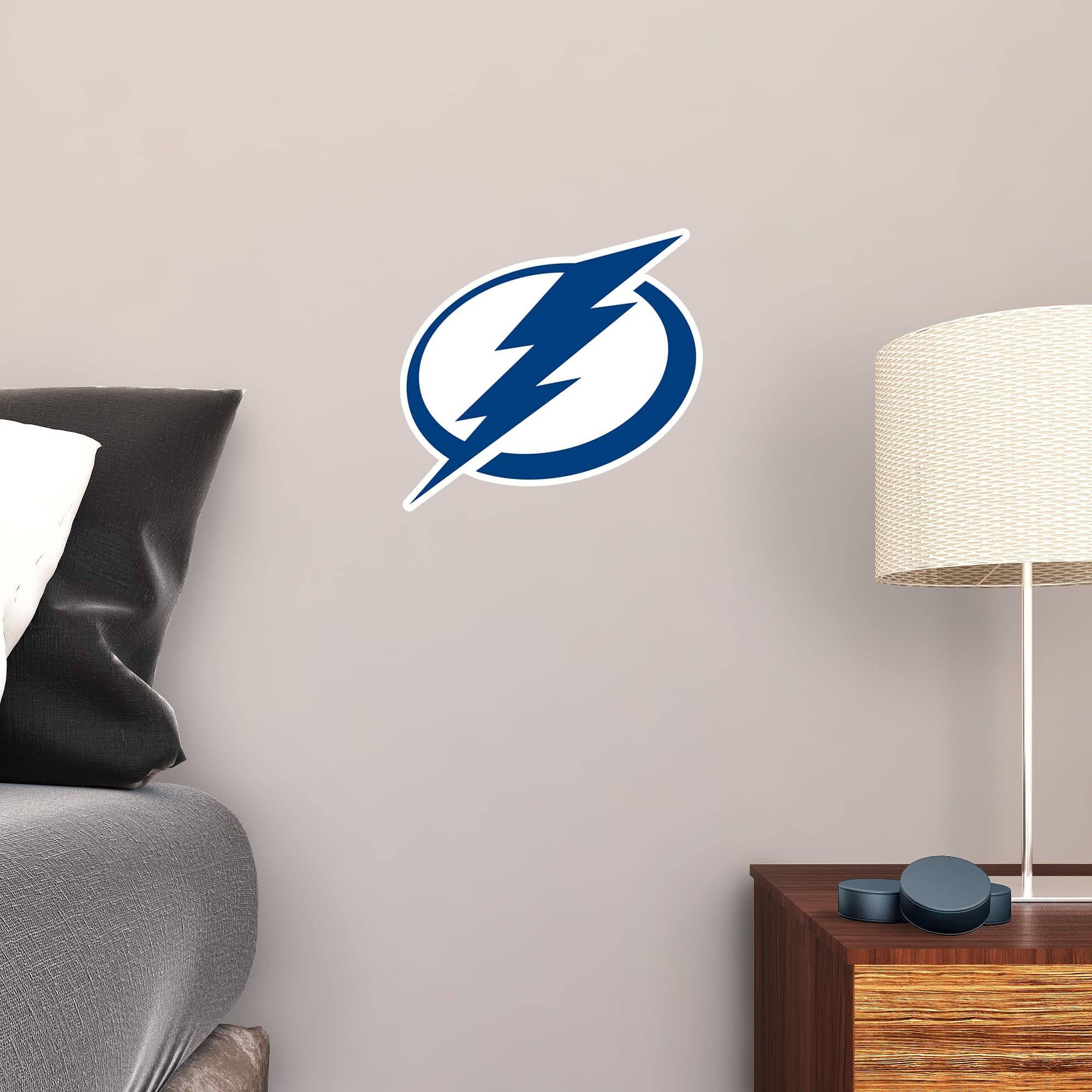 Tampa Bay Lightning - RealBig Logo Collection - Official NHL - Reusable Vinyl Wall Decals