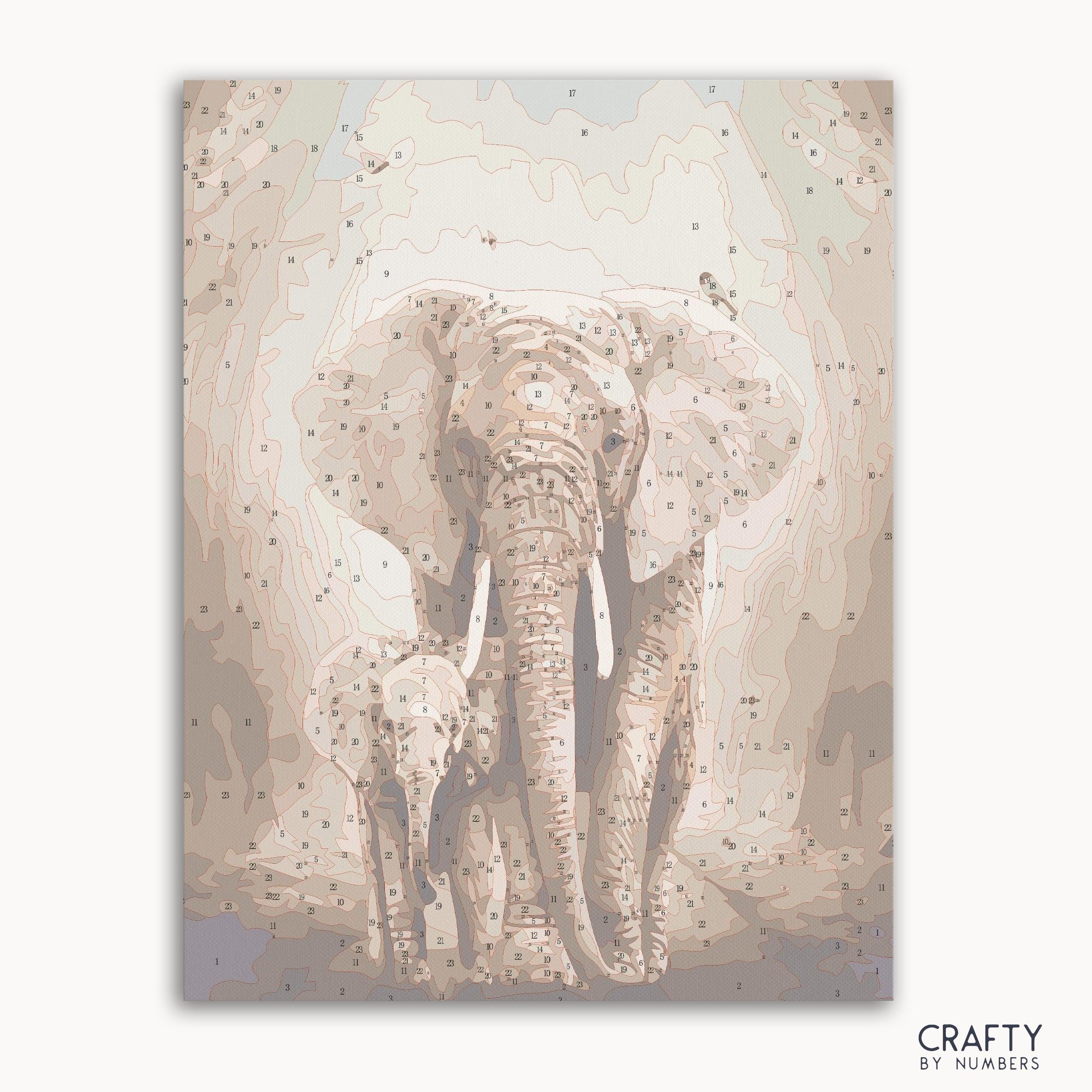 Indian Elephant His Child
