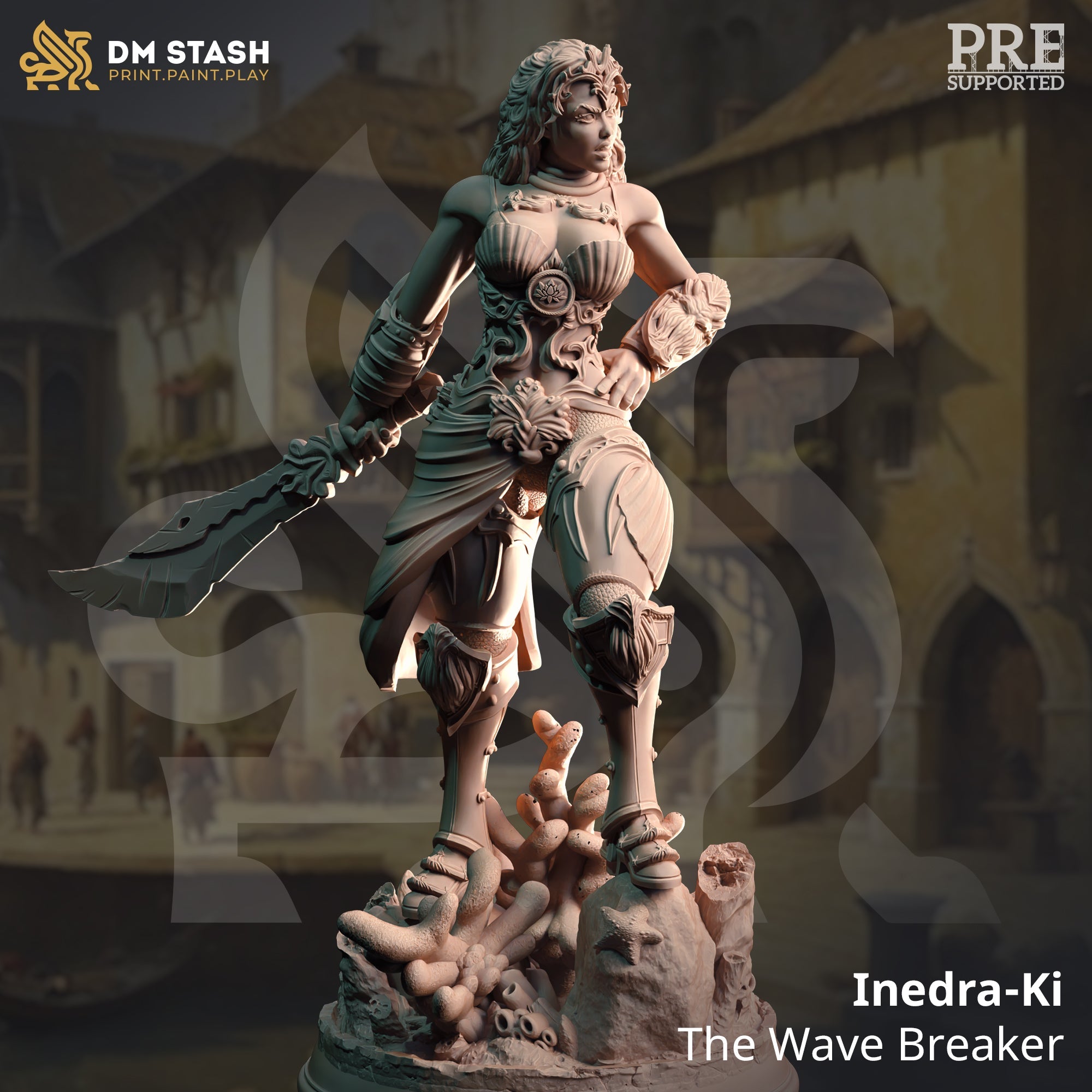 Inedra-Ki, The Wave Breaker (Female Human Pirate)