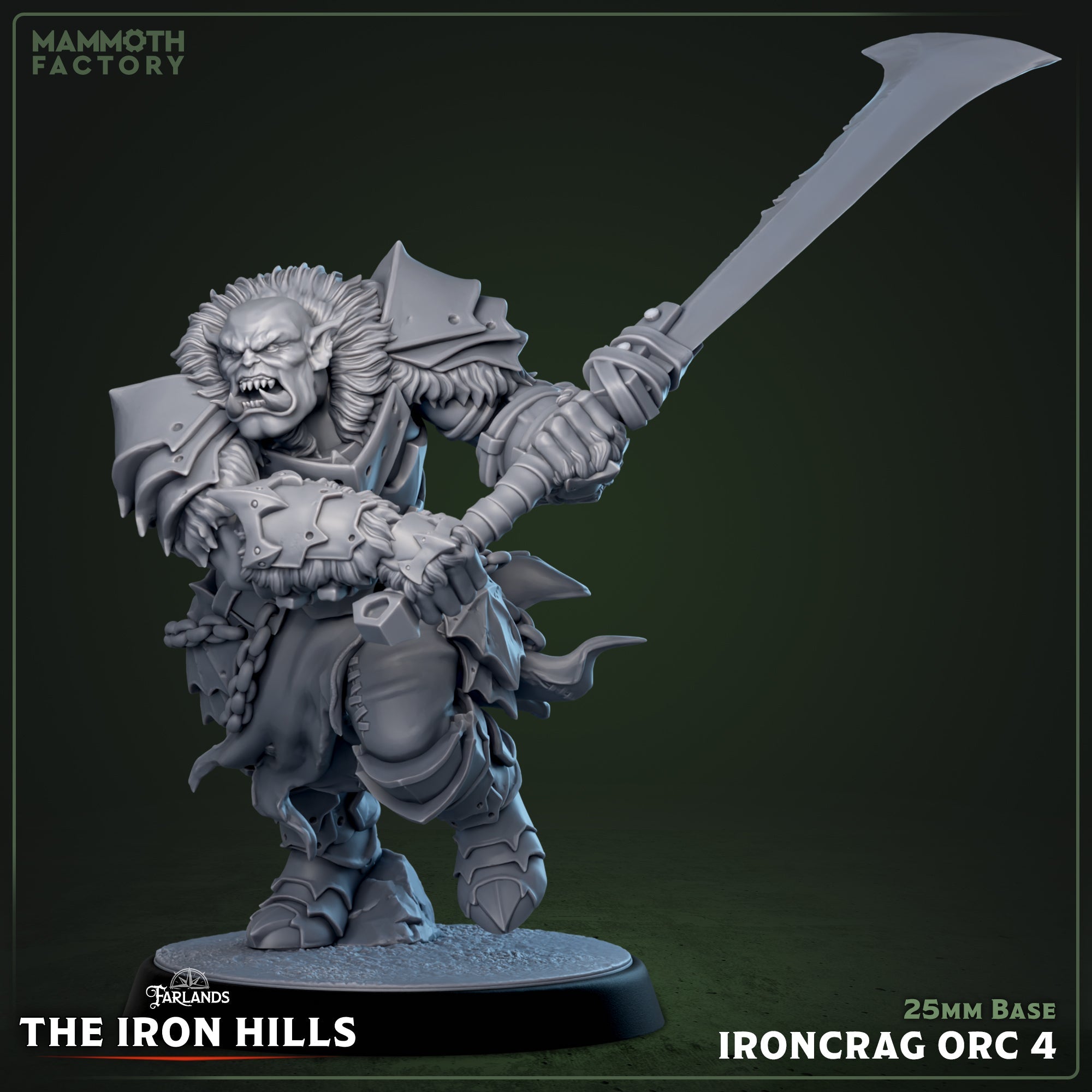 Ironcrag Orc: Sculpt 4 (Male Orc Barbarian)