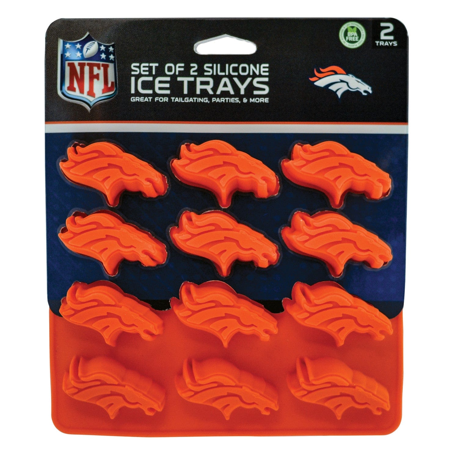 Denver Broncos Ice Cube Tray