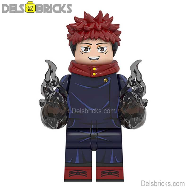 Itadori Yuji Jujutsu kaisen Lego Anime Minifigures Custom Toys