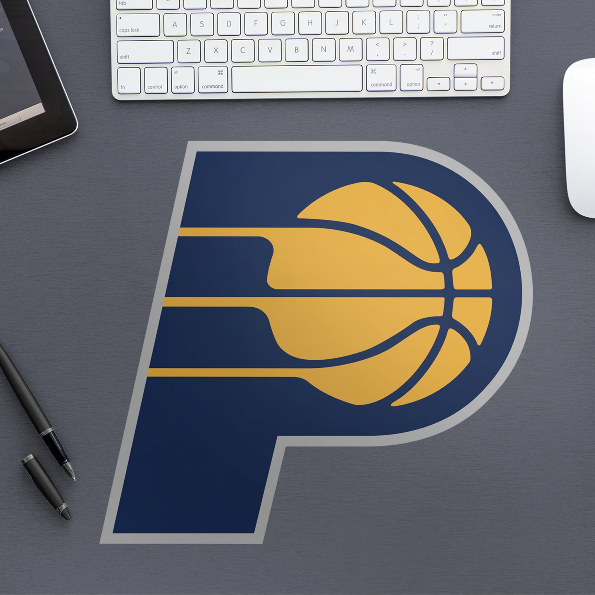 Indiana Pacers - RealBig Logo Collection - Official NBA - Reusable Vinyl Wall Decals