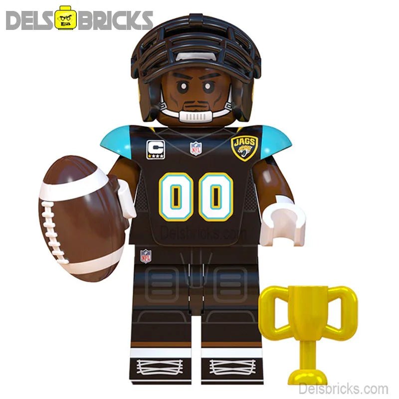 Jacksonville Jaguars NFL Football Teams Lego Minifigures Custom Toys