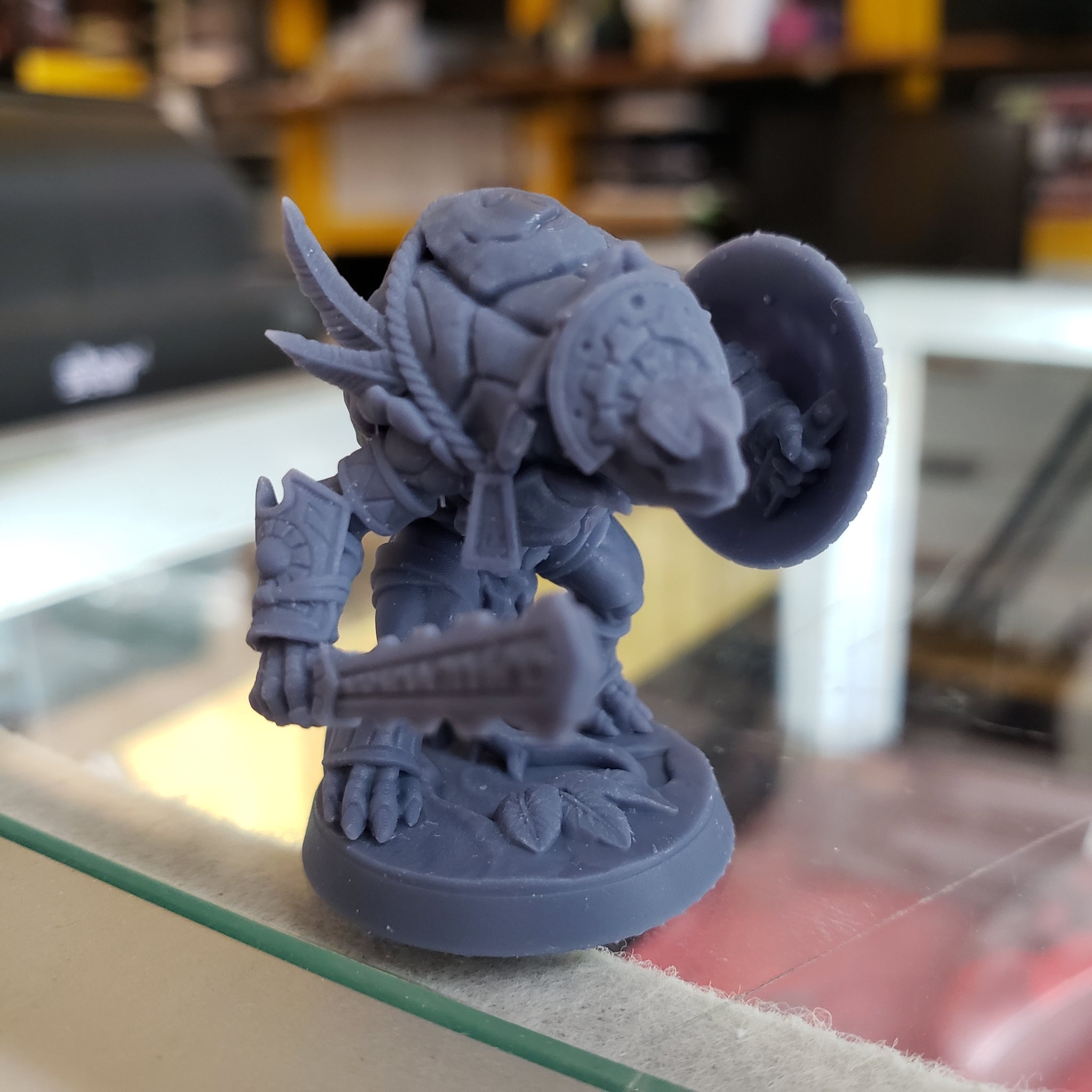 Jadeshell Turtlekin Warrior (Base Sculpt A)