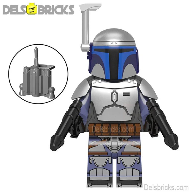 Jango Fett Mandalorian Star Wars Lego Minifigures Custom Toys