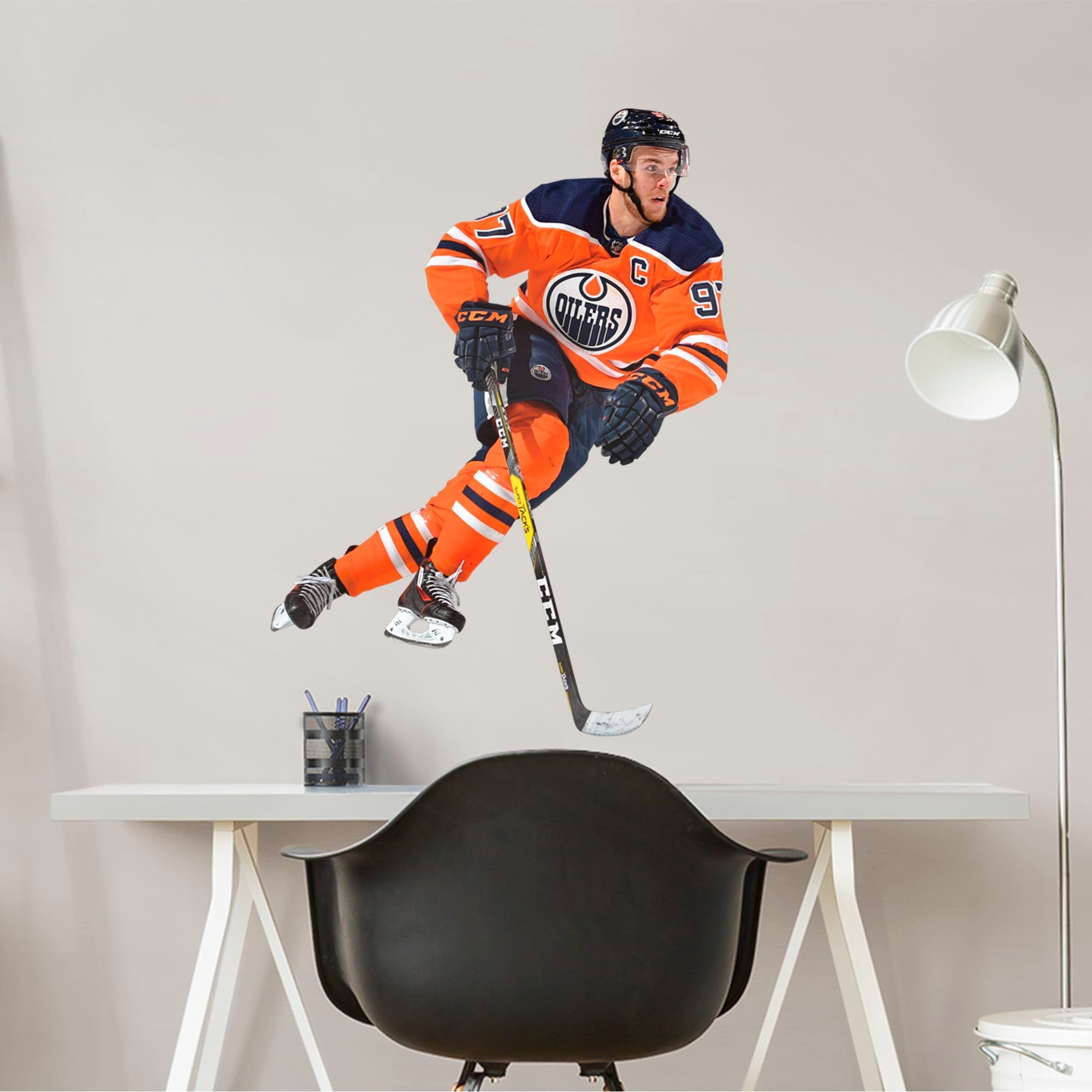 Connor McDavid - RealBig Collection - Official NHL - Edmonton Oilers - Reusable Vinyl Wall Decals #1