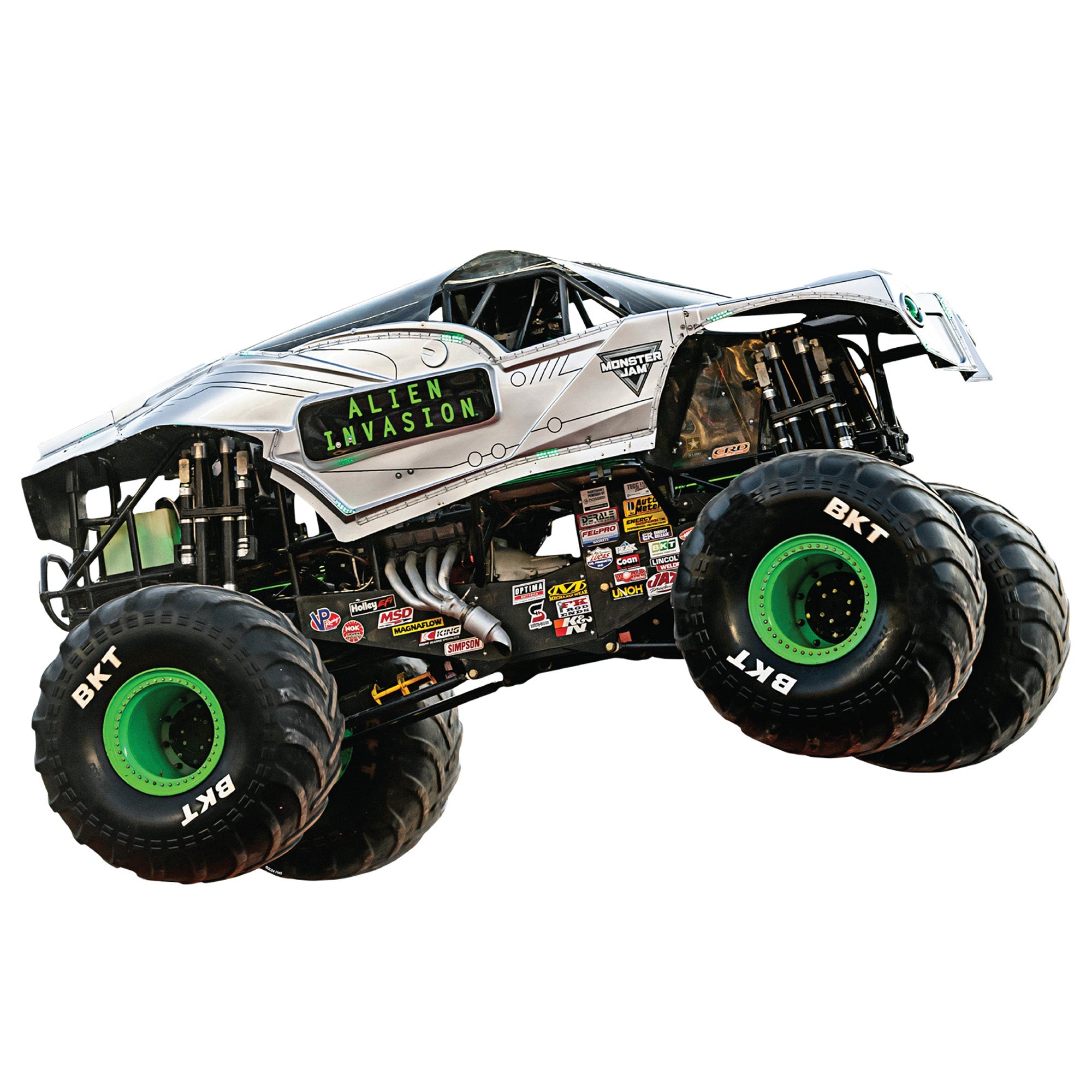 Alien Invasion - Monster Jam - RealBig Collection - Official Monster Jam - Reusable Vinyl Wall Decals