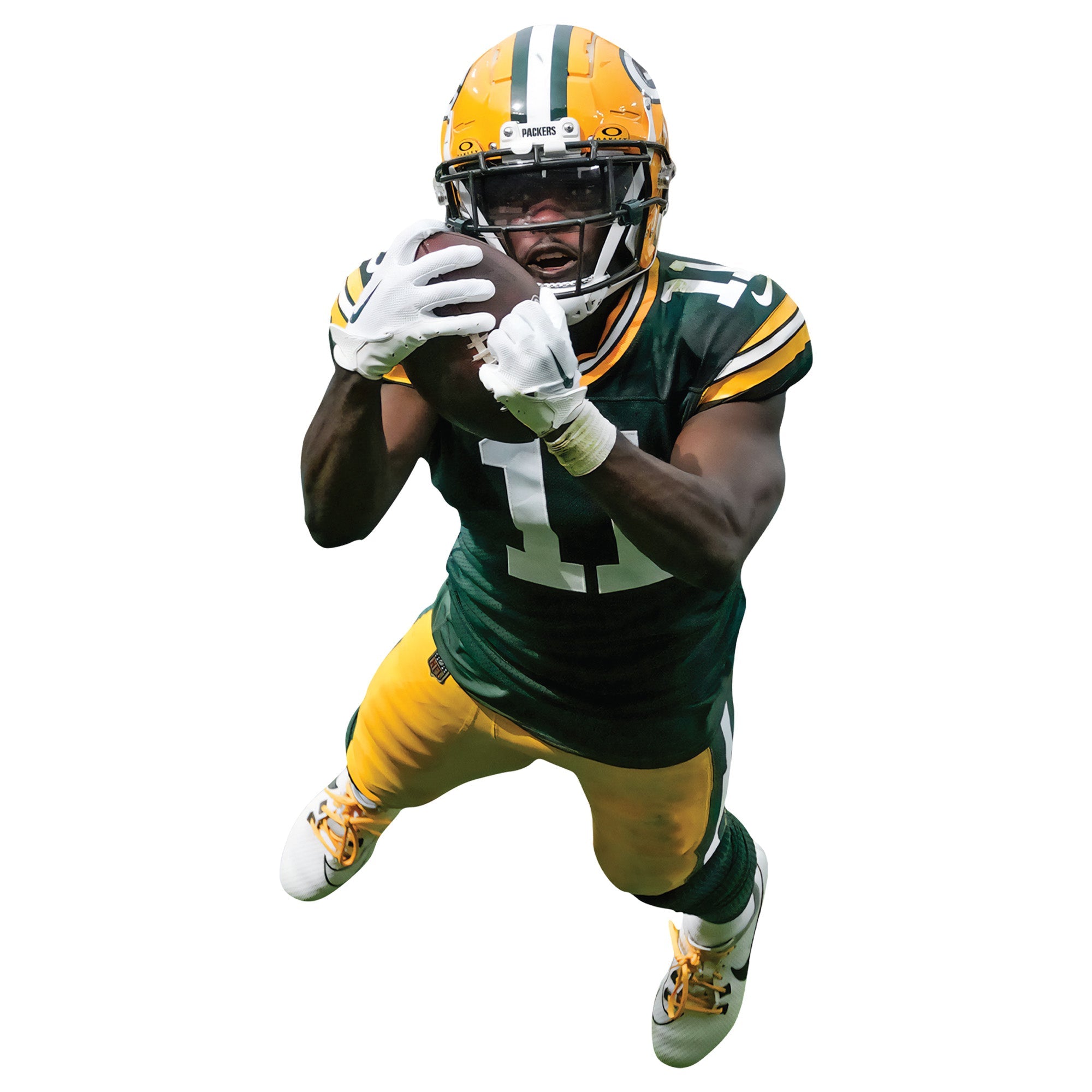 Jayden Reed - RealBig Diving Catch Collection - Official NFL - Green Bay Packers - Reusable Vinyl Wall Decals