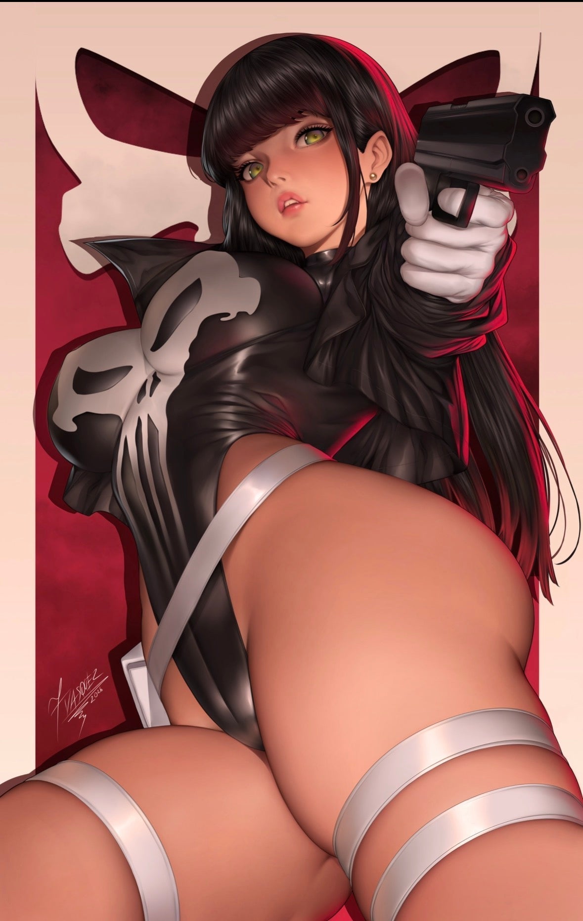 JOHN VASQUEZ PUNISHER EXCLUSIVE FOIL ART BOOK SET