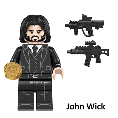 John Wick Lego Minifigures Custom Toys 1