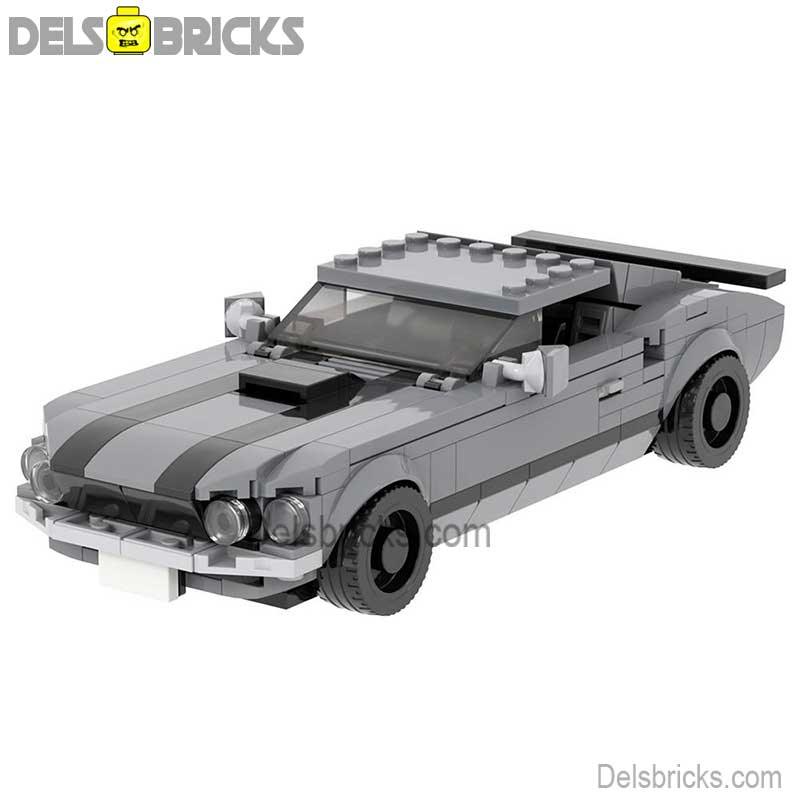 John Wick's Classic Mustang Toy car Lego Minifigures Custom Building Block Toys