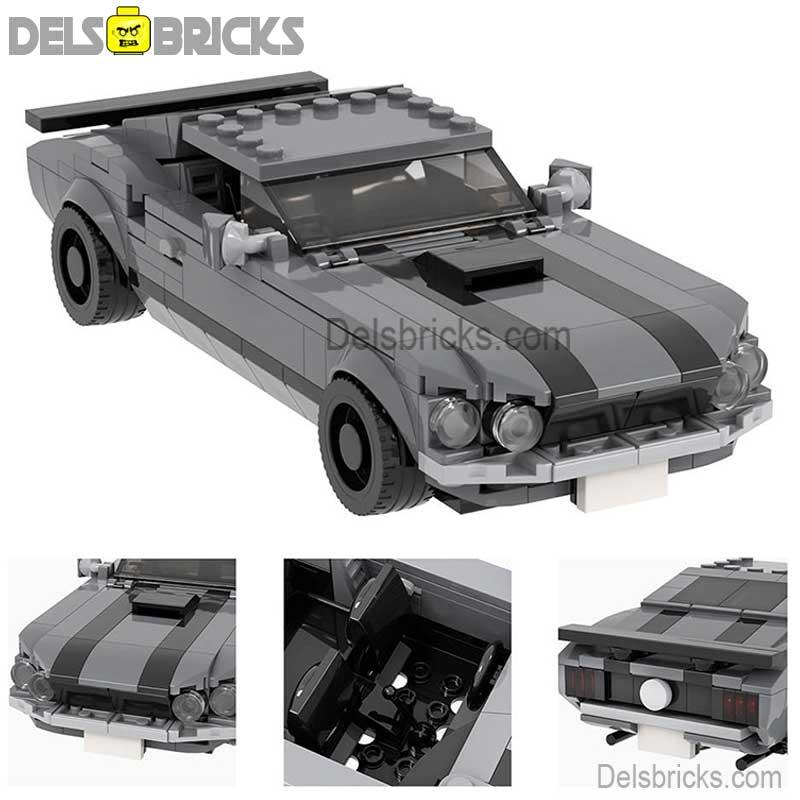 John Wick's Classic Mustang Toy car Lego Minifigures Custom Building Block Toys