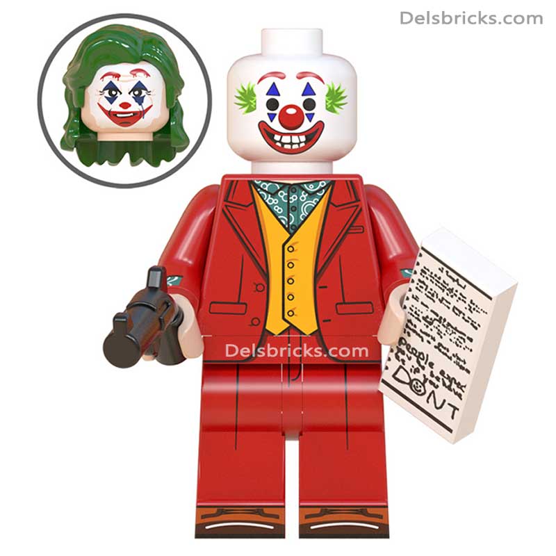 The Joker Arthur Fleck Lego Minifigures Custom Toys