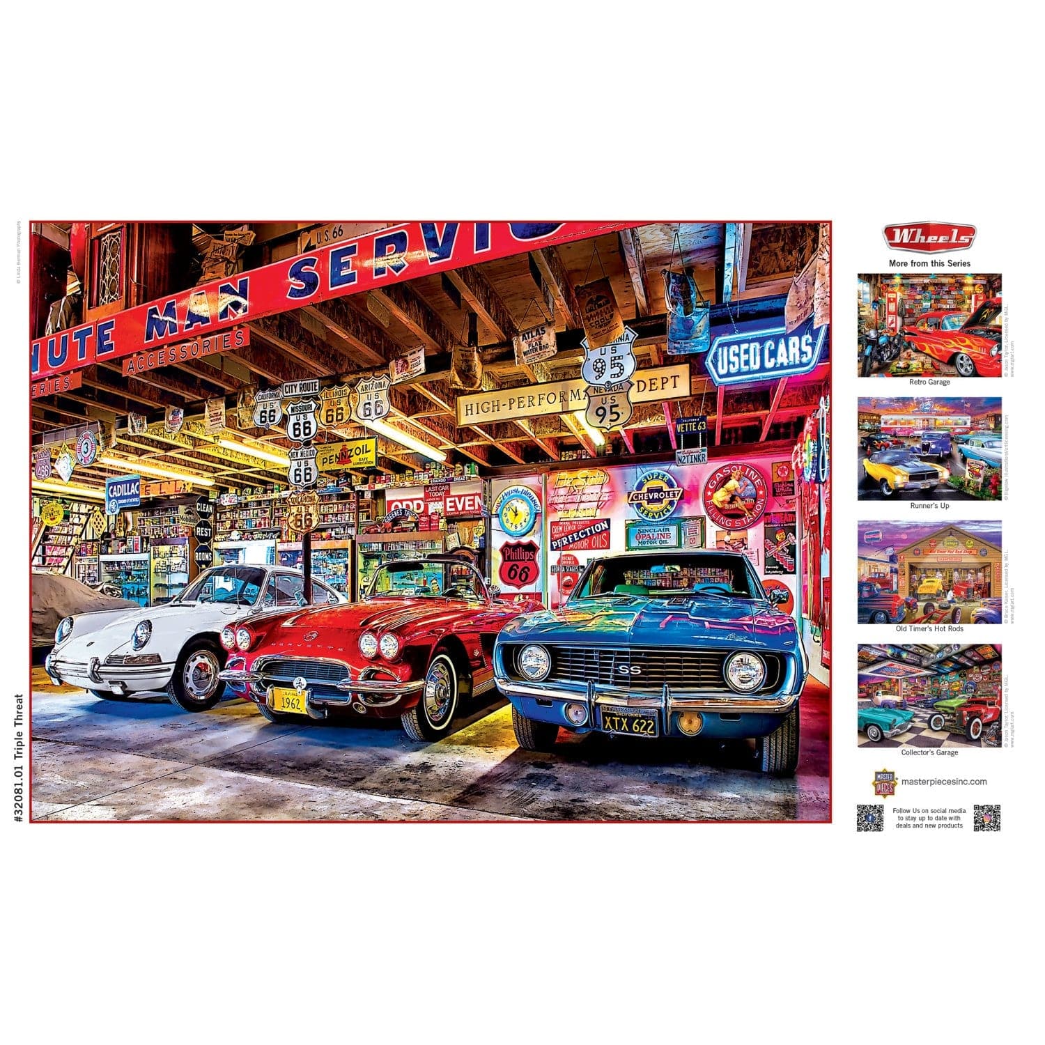 Wheels - Triple Threat 750 Piece Jigsaw Puzzle