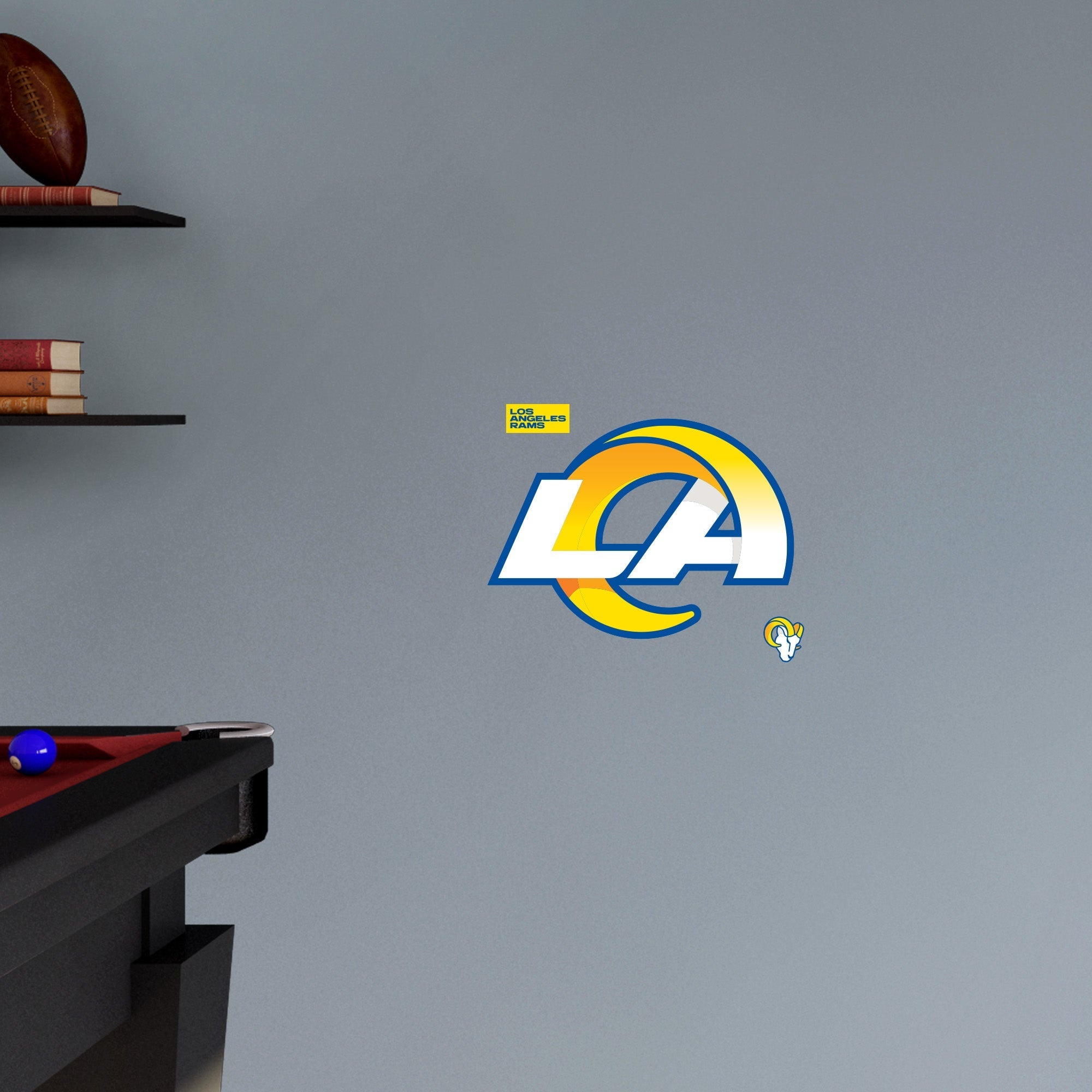 Los Angeles Rams - RealBig LA Logo Collection - Official NFL - Reusable Vinyl Wall Decals
