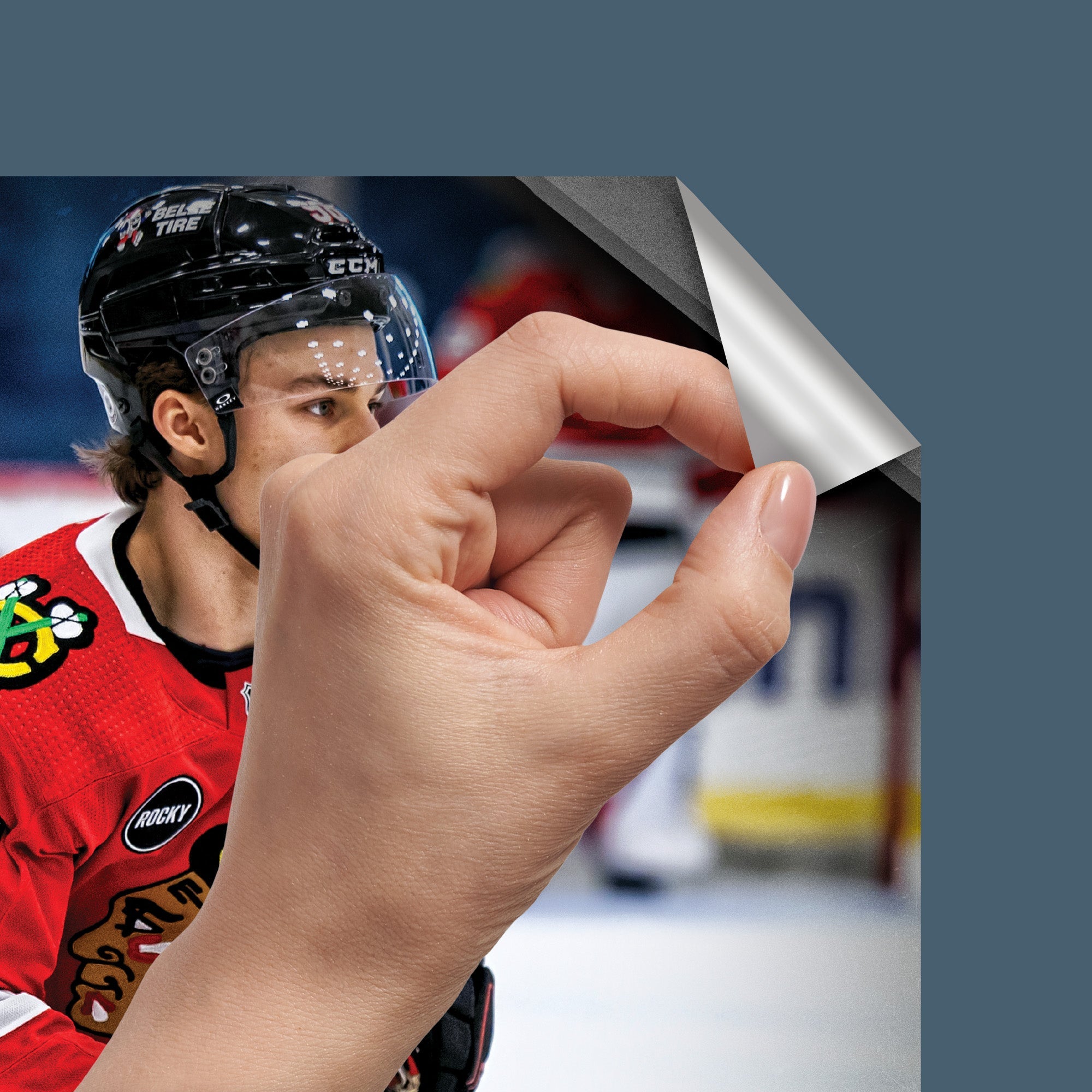 Connor Bedard - RealBig Collection - Official NHL - Chicago Blackhawks - Reusable Vinyl Wall Decals