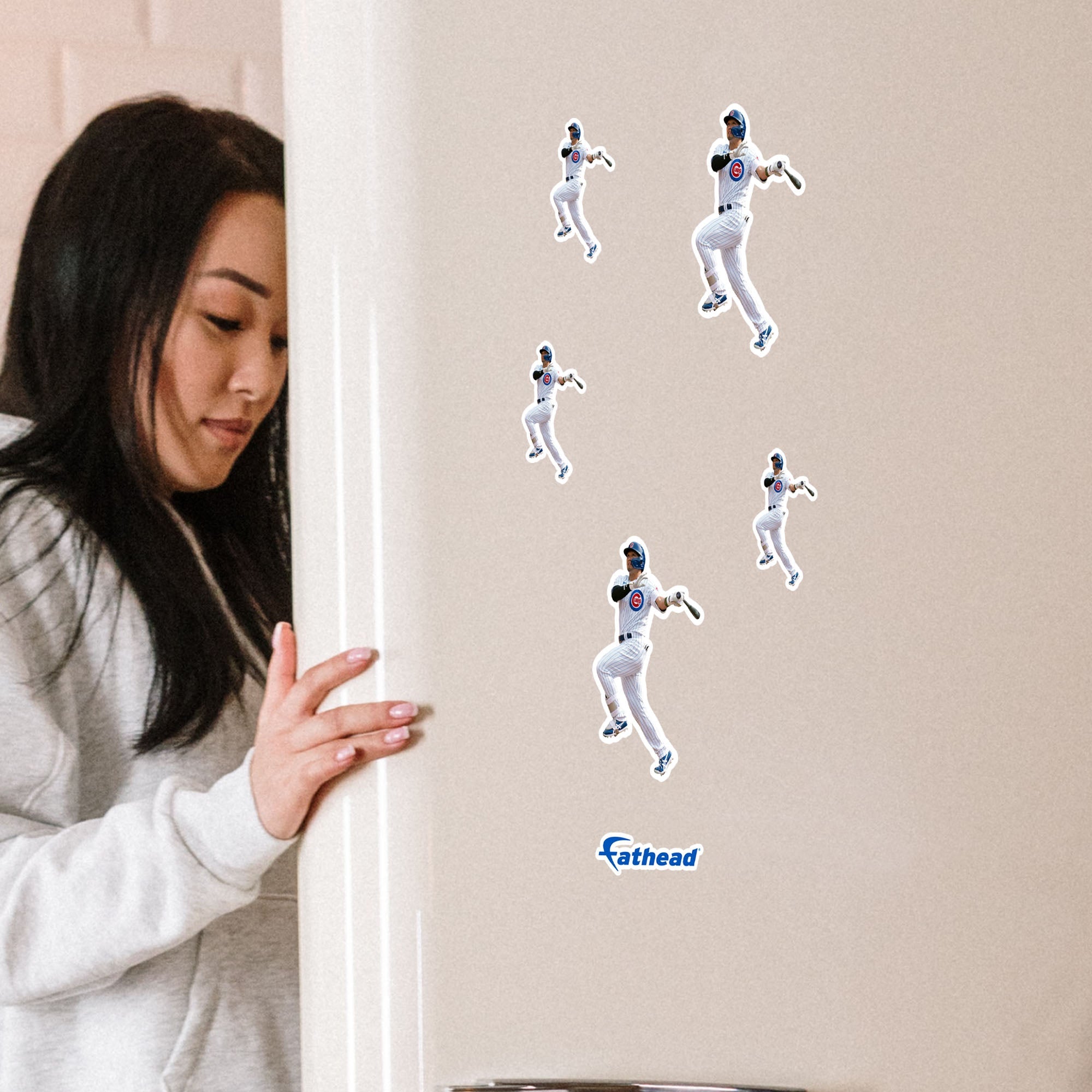 Seiya Suzuki - 5 Player Minis (Mixed Sizes) - Official MLB - Chicago Cubs - Reusable Vinyl Decals