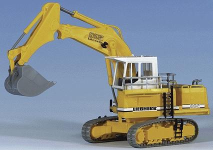 Kibri 11278 HO Scale European Construction Equipment - Liebherr 922 Excavator w/Deep Shovel
