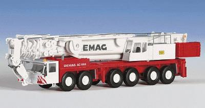 Kibri 13021 HO Scale Construction Equipment -- Demag AC 665 Telescopic Crane