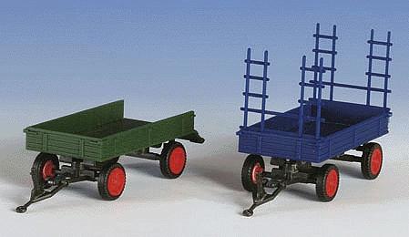 Kibri 15702 HO Scale Trailers pkg(2)