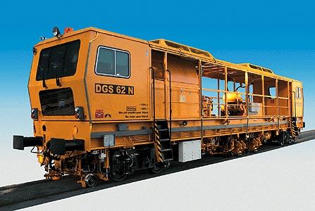 Kibri 16070 HO Scale Maintenance/Work Train Equipment (Nonpowered Plastic Kits) -- Plasser & Theurer DGS 62 N - Open Version