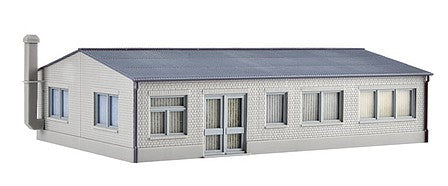 Kibri 18907 HO Scale Brick Military Shooting Range Building - Kit -- Kit - 8-1/16 x 5 x 2-9/16"  20.5 x 12.6 x 6.5cm