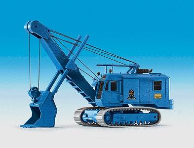 Kibri 19100 N Scale Menck Tracked Excavator with Shovel - Kit -- Blue