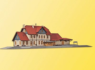 Kibri 36702 Z Scale Rodach/Coburg Station -- 13 x 3-1/2 x 2-9/16"  33 x 9 x 6.5cm