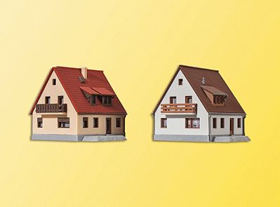 Kibri 36780 Z Scale Settler House 30 Years -- 1-5/8 x 2"  4 x 5cm, 1-5/8 x 1-3/4"  4 x 4.5cm