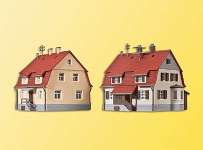 Kibri 36782 Z Scale Settler House - 20 Years -- 2 x 2-1/8"  5.2 x 5.5cm   1-3/4 x 1-3/4"  4.5 x 4.5cm