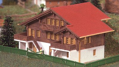 Kibri 36807 Z Scale Les Diablerts Chalet -- 3-3/16 x 2-3/4 x 2"  8 x 7 x 5cm