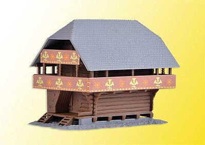 Kibri 37060 N Scale Oschberg Hay Storage Shed -- Kit - 2-3/4 x 2 x 2-3/16"  7 x 5 x 5.5cm